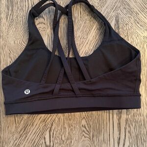 lululemon athletica Black Strappy Sports Bra